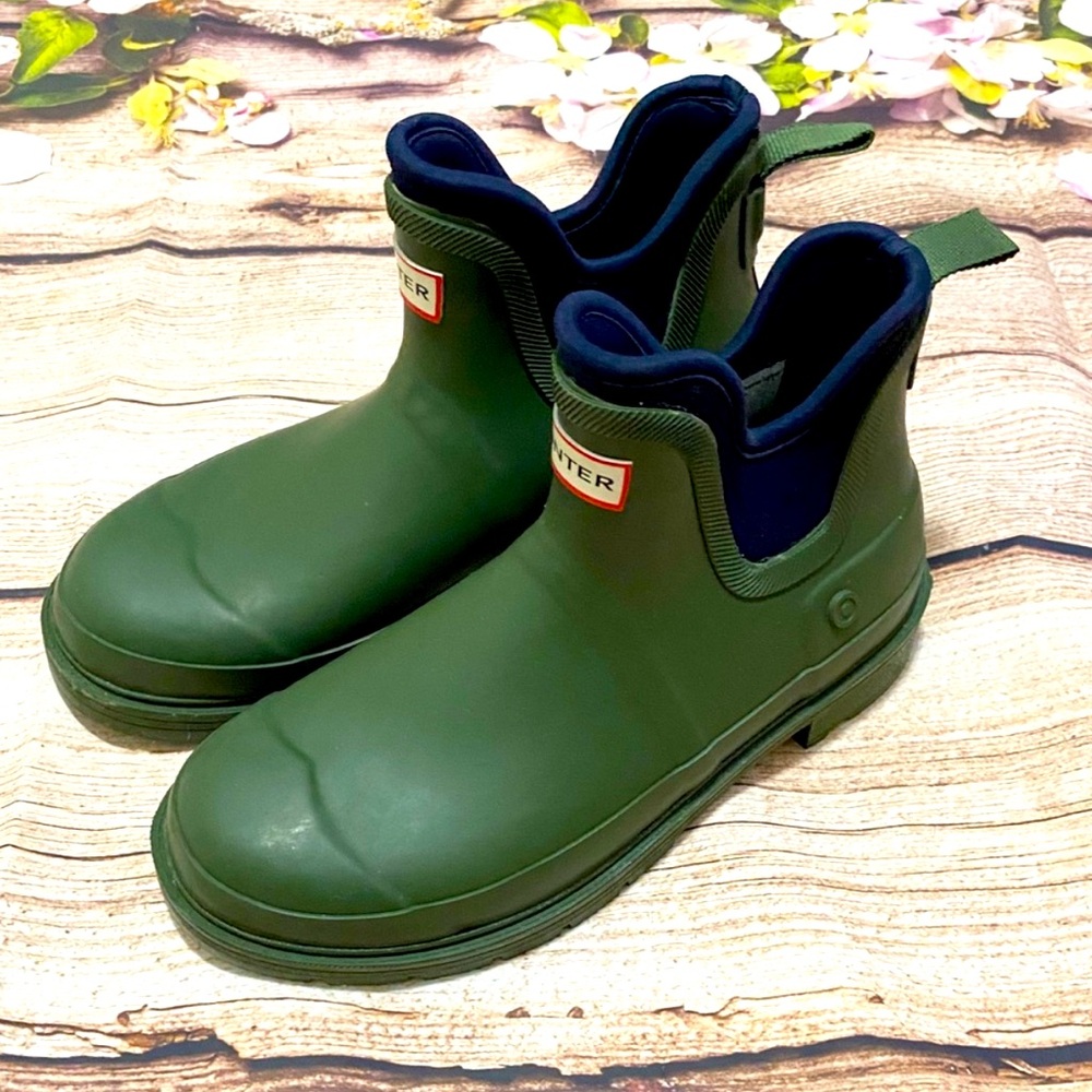 HUNTER Short Rain Duck Boots 7